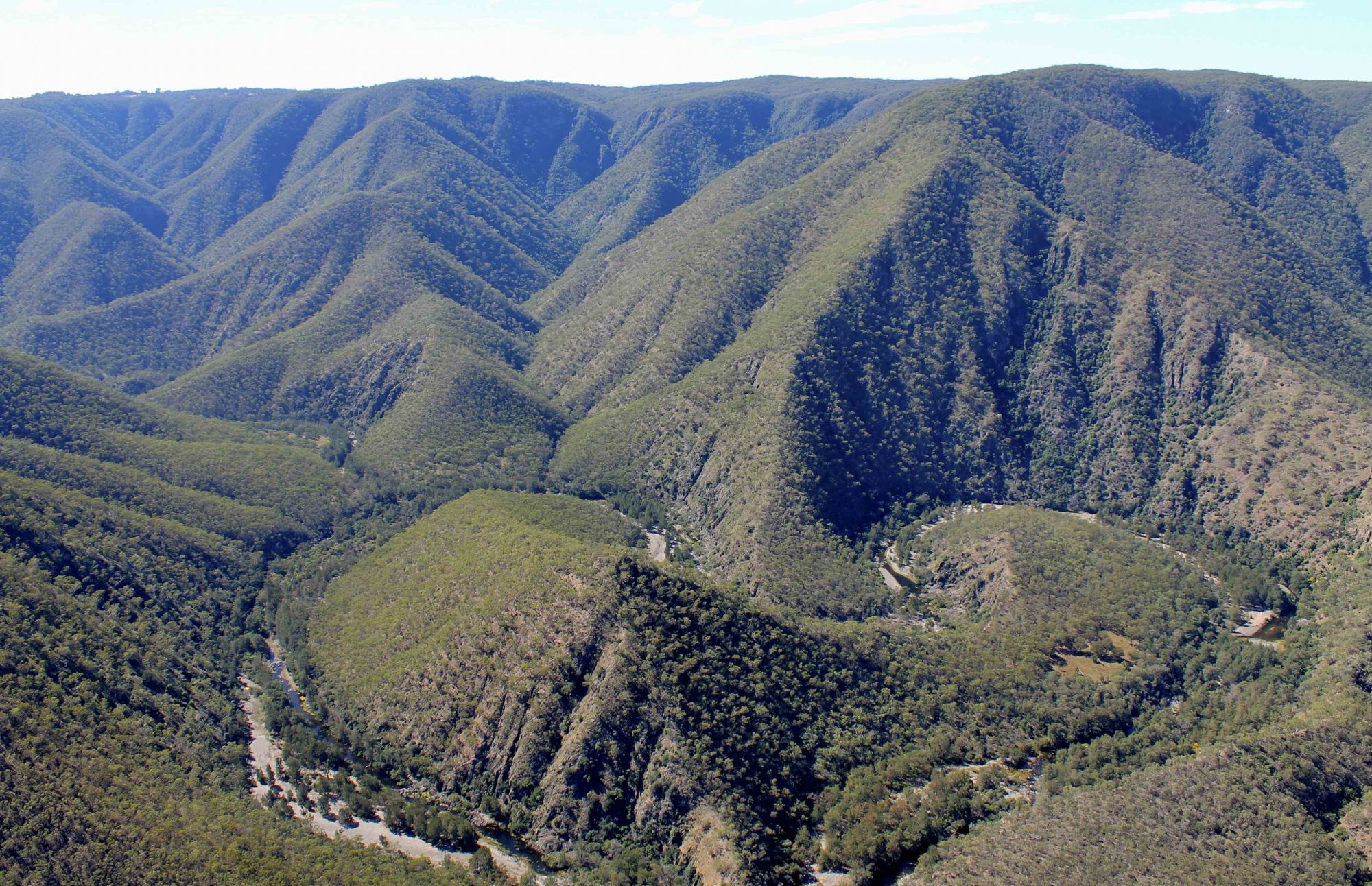 valley and mountains