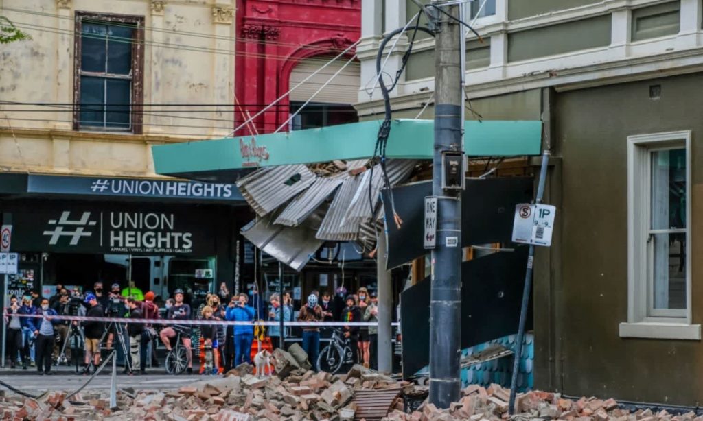 Melbourne earthquake