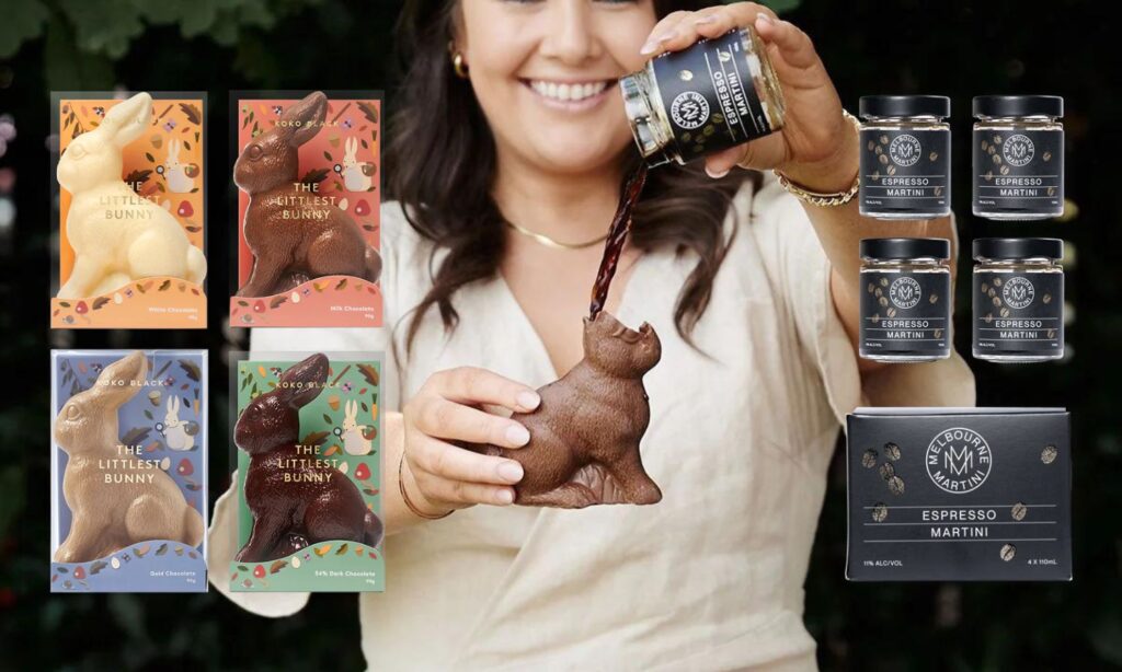 Espresso Martinis & Easter Bunnies Hamper - Easter Gifts for Adults