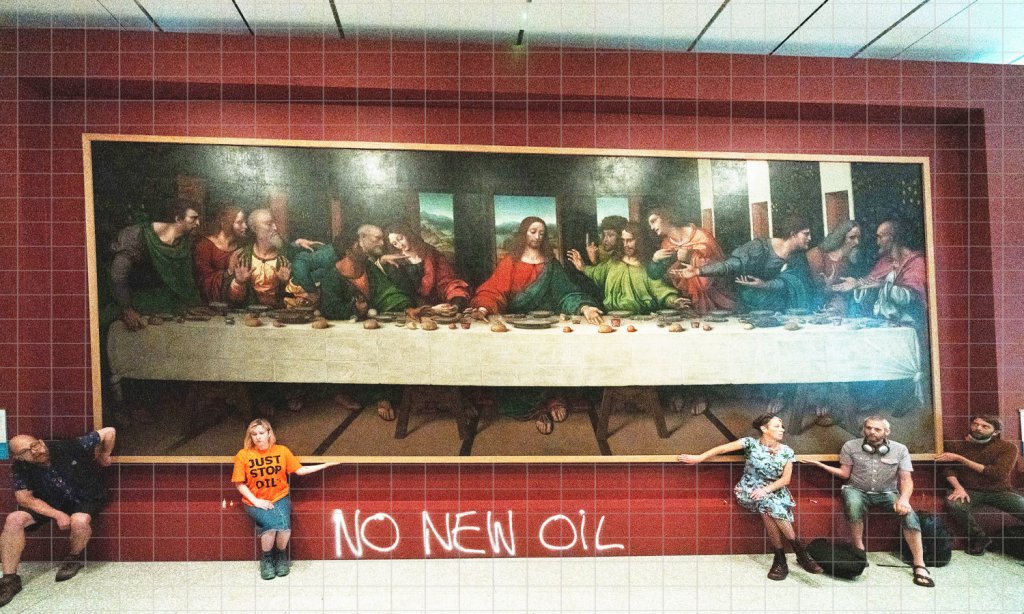 climate protest art gallery