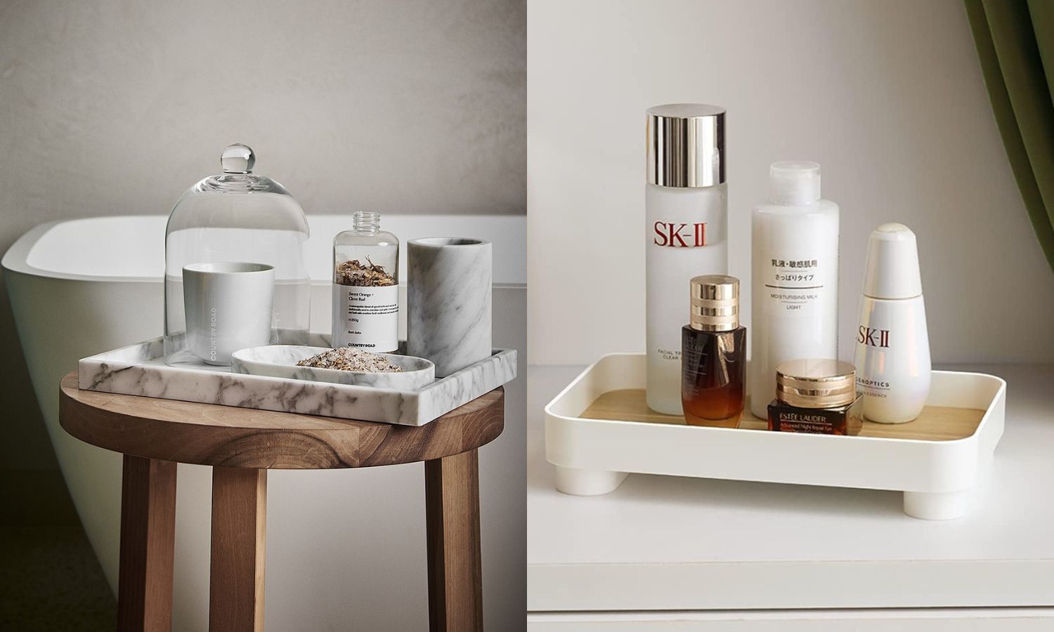 Bathroom tray