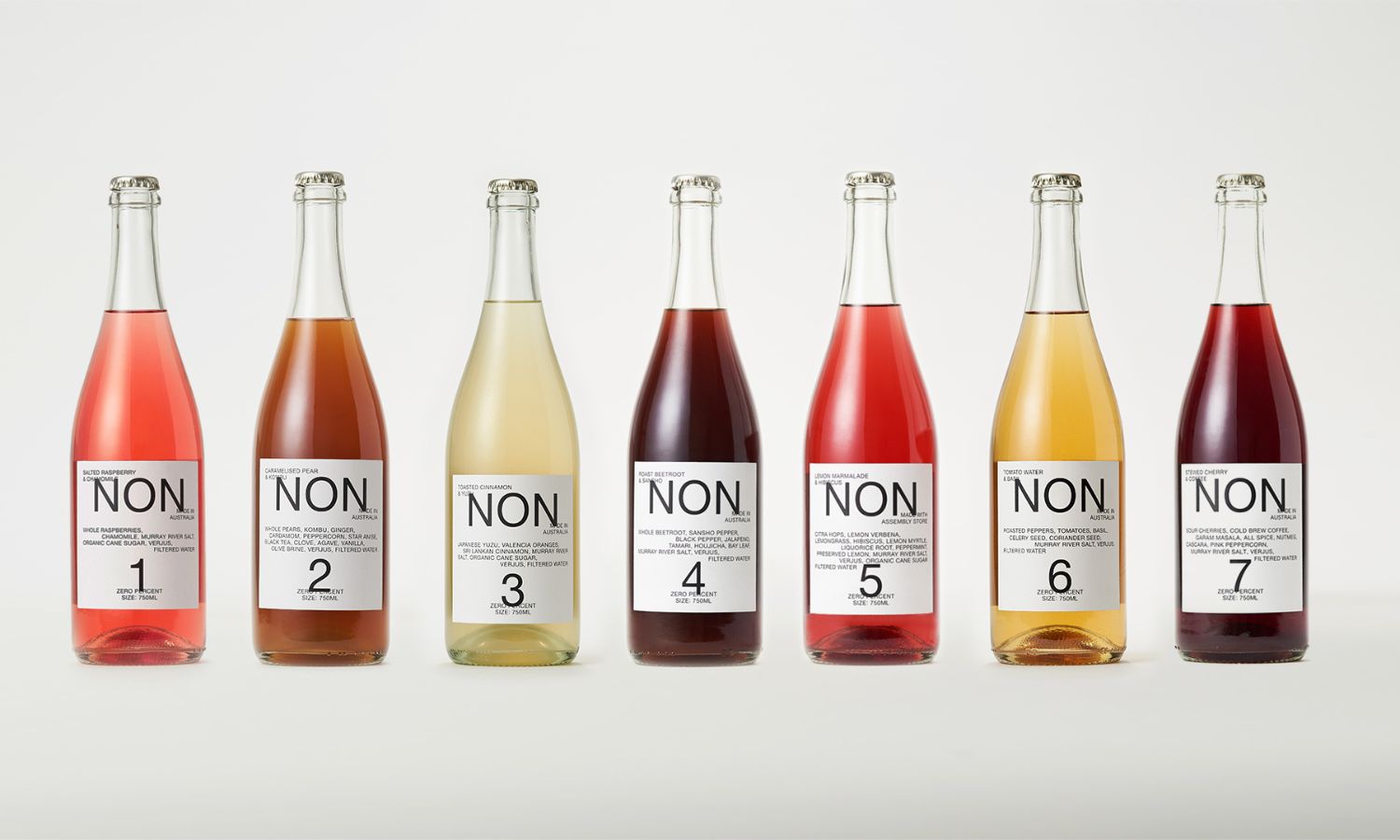 Sydney set menu non-alcoholic NON