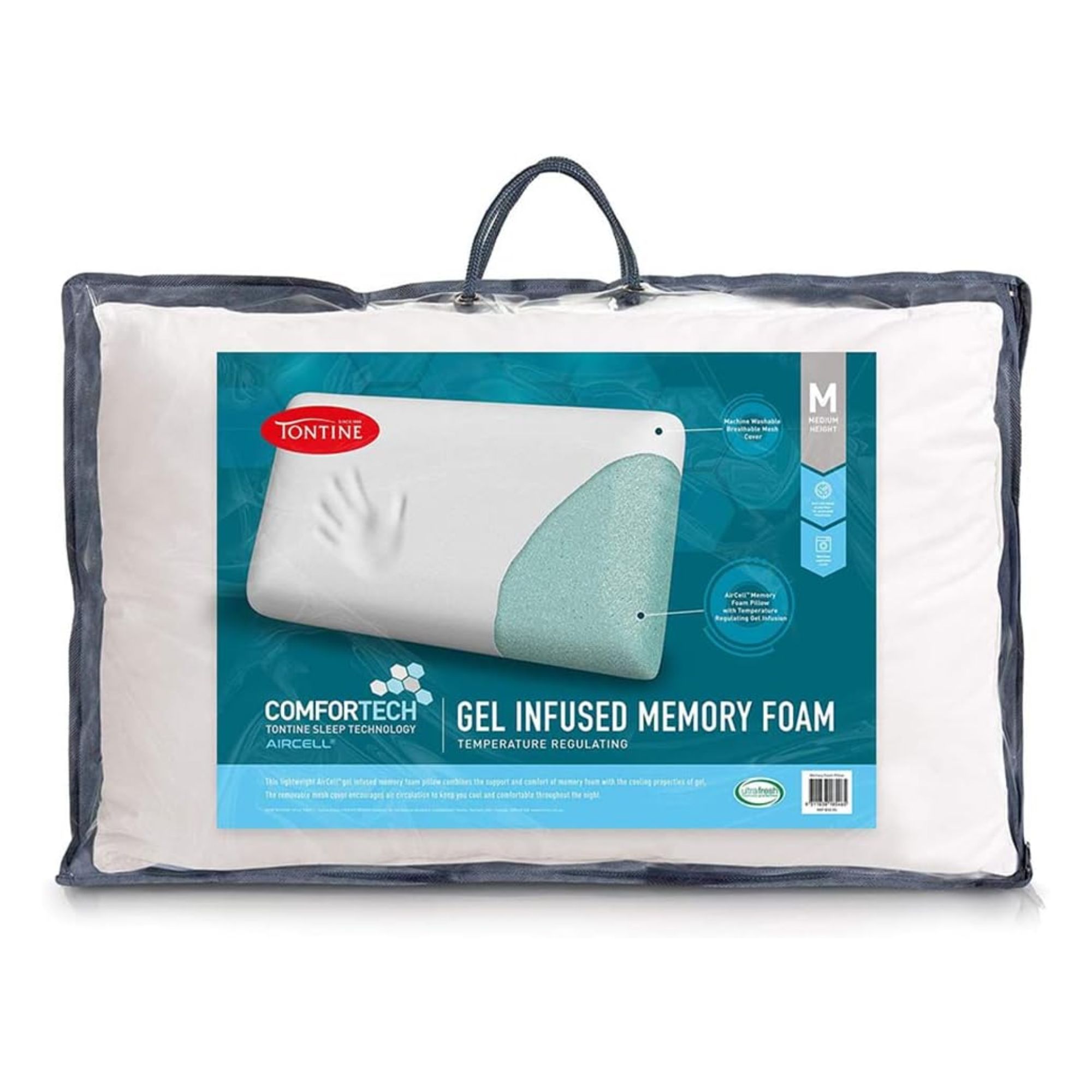 Tontine Comfortech Gel Infused Memory Foam Pillow