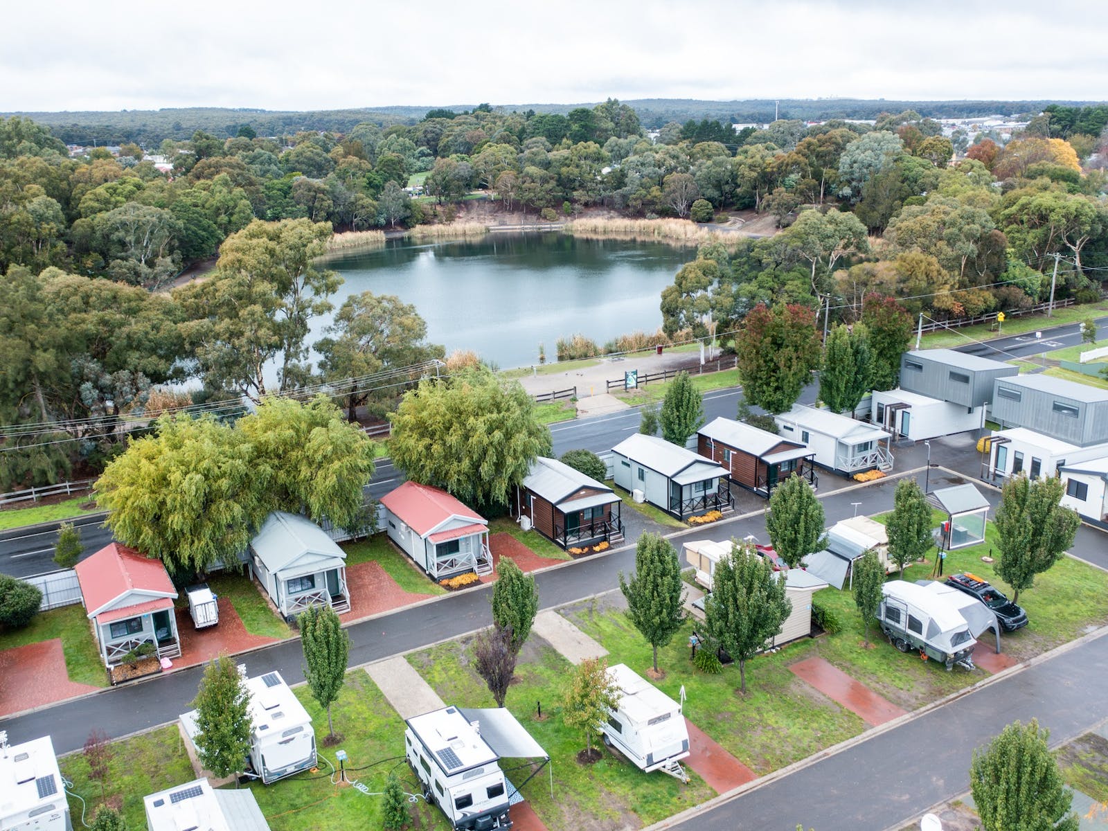 Australia caravan park holiday