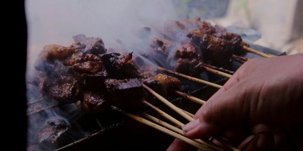 Singapore hawker stall