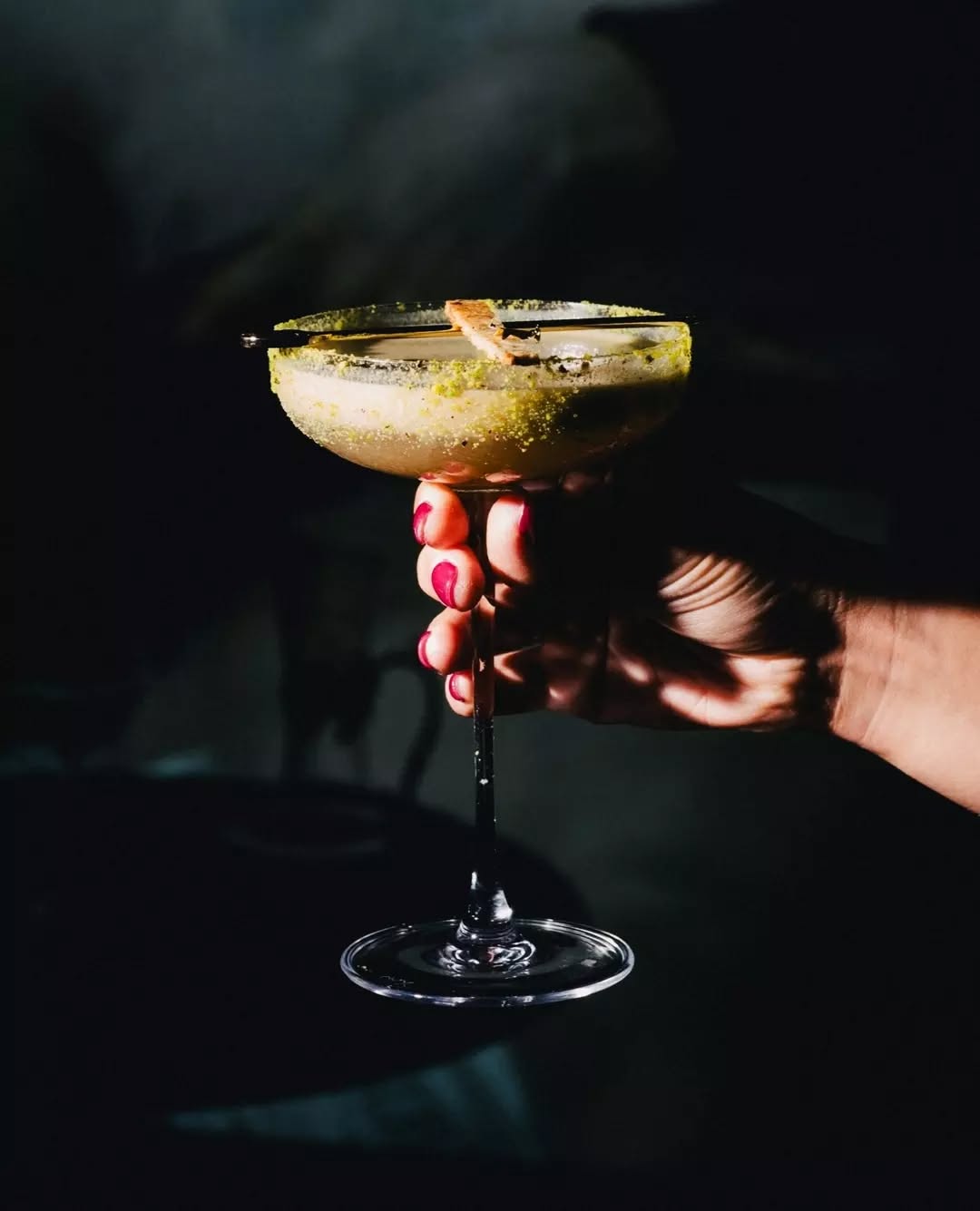 Conversation between bartender and customer