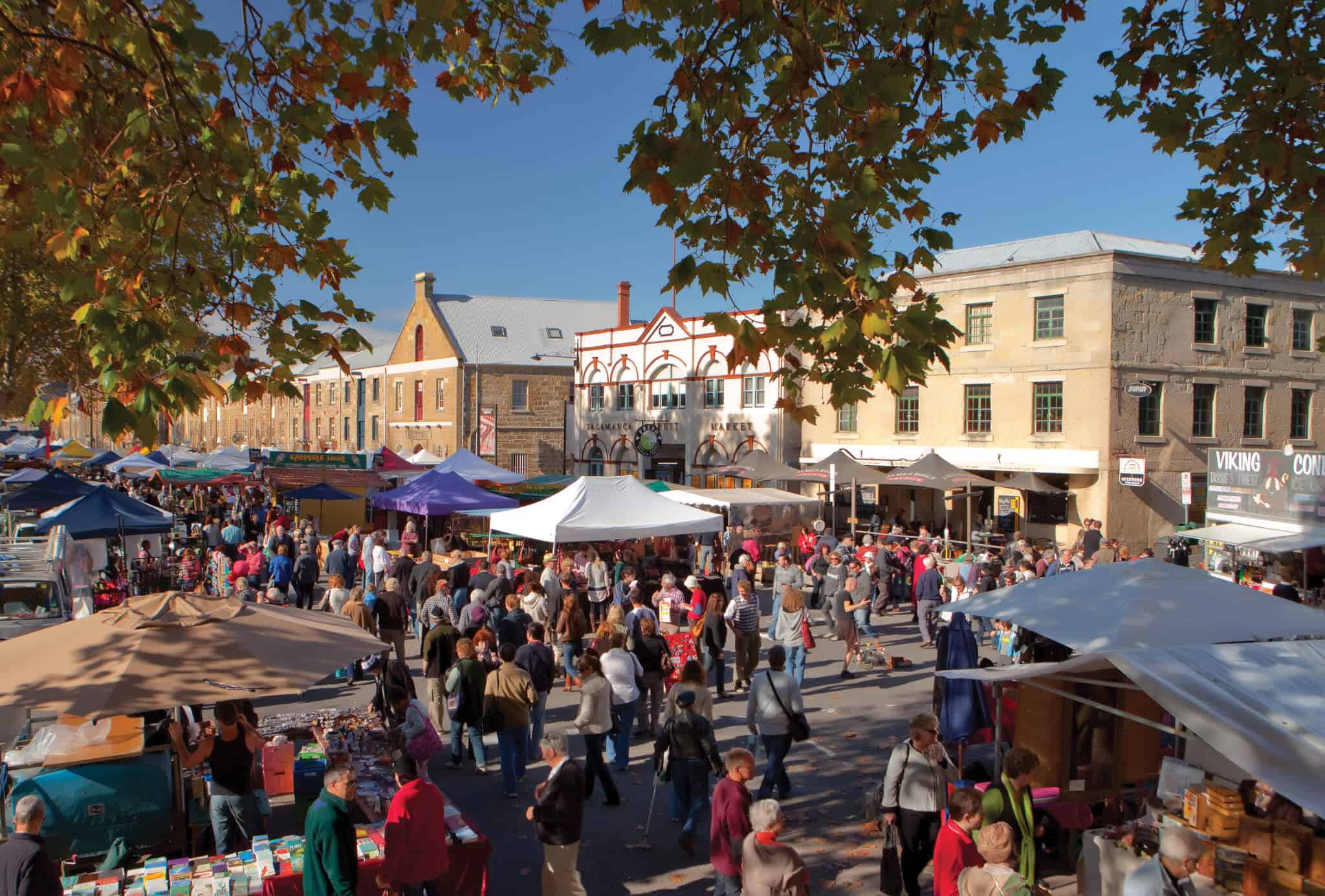 things to do in hobart salamanca markets